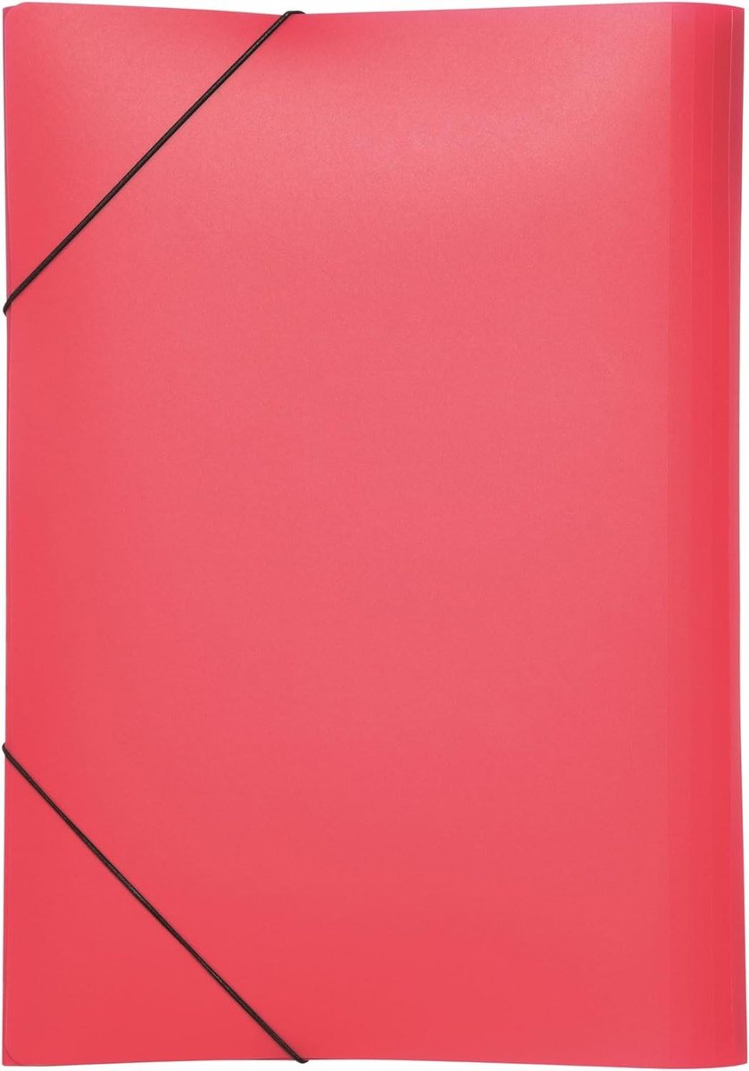 Pagna 21613-03 elastiekmap, A4, Lucy Basic, rood