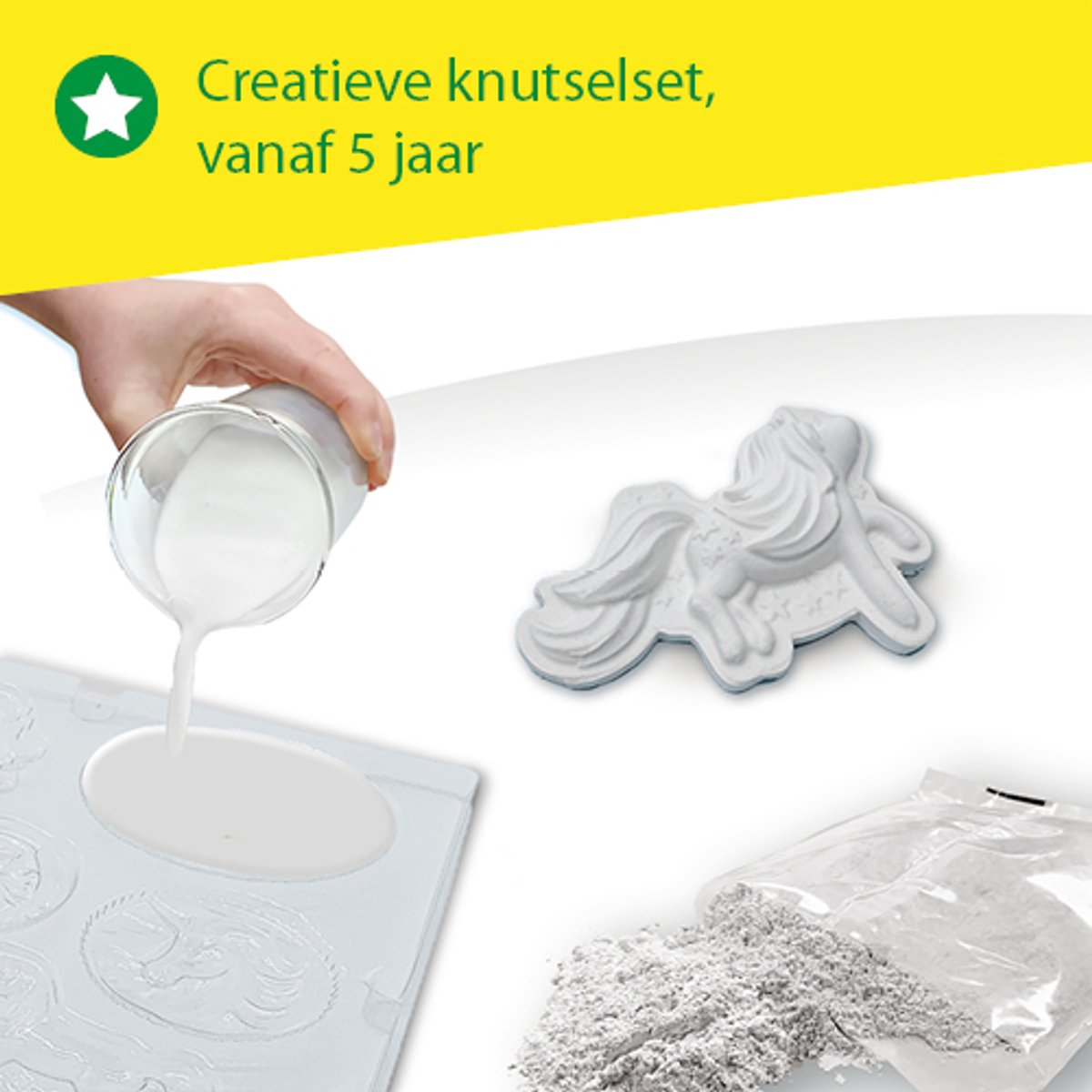 SES Creative - Hobby Pink - Gieten en Schilderen - Eenhoorns - Knutselen Meisjes - Sneldrogend - Vanaf 5 jaar — afbeelding 4