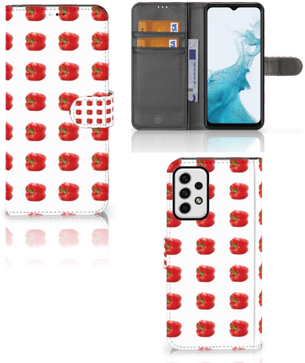 Samsung Galaxy A23 Book Cover Paprika Red