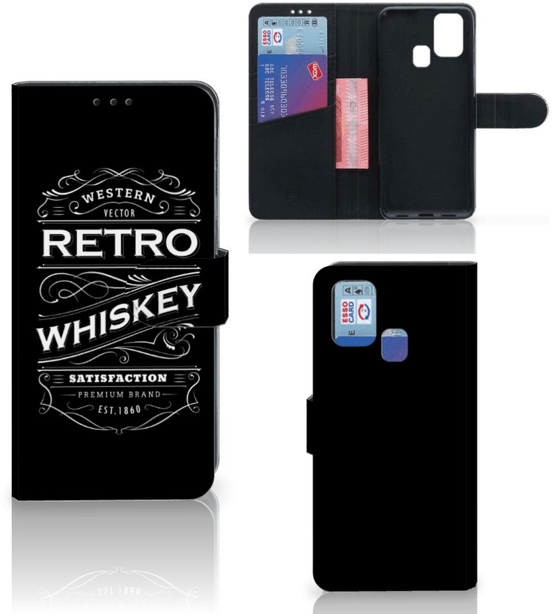 Samsung Galaxy M31 Book Cover Whiskey