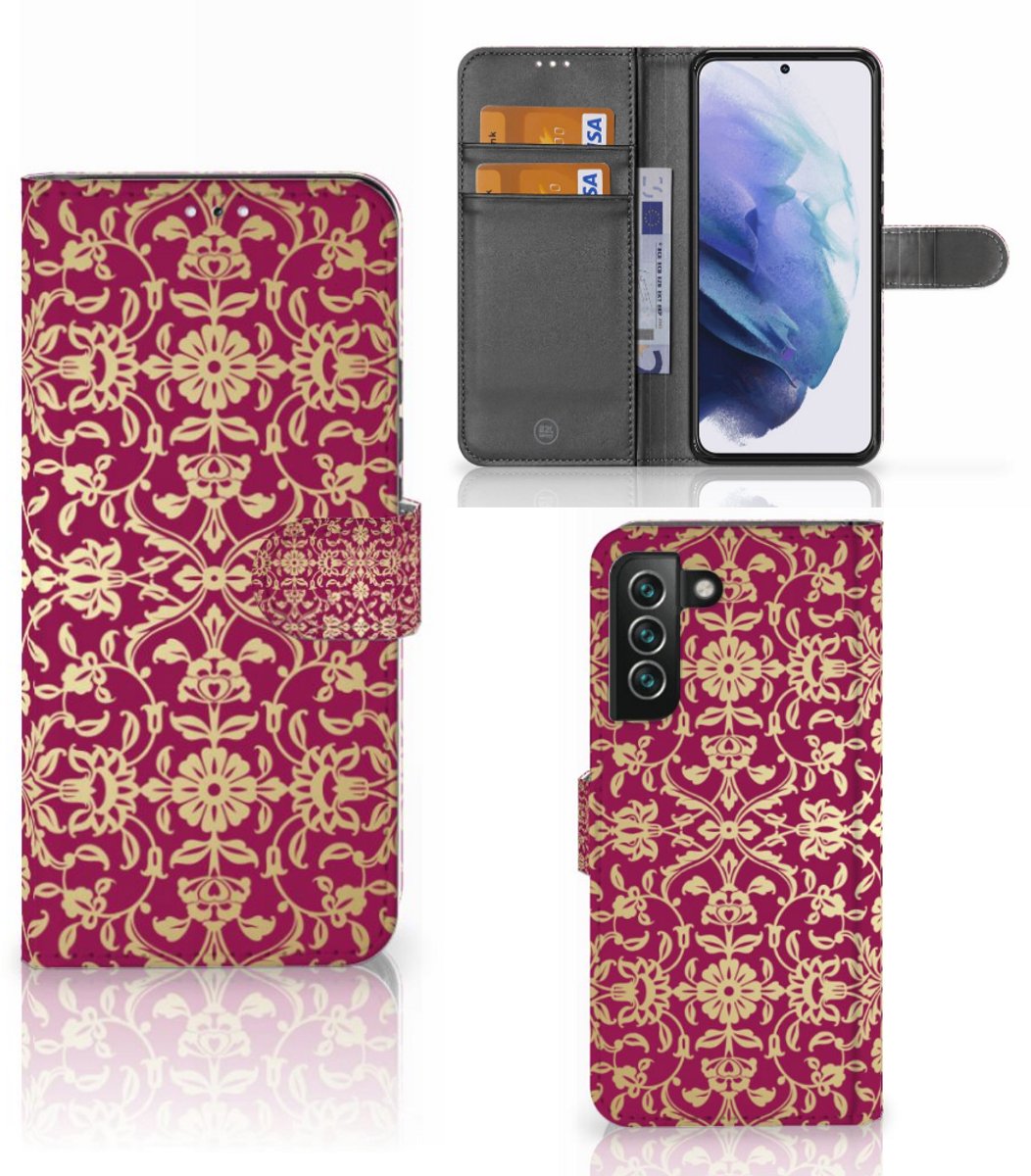 Wallet Case Samsung Galaxy S22 Plus Barok Pink