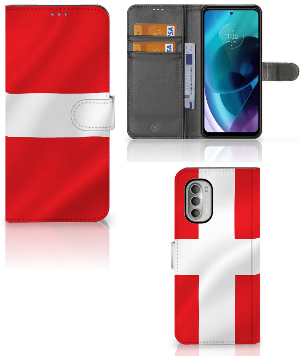 Motorola Moto G51 5G Bookstyle Case Denemarken