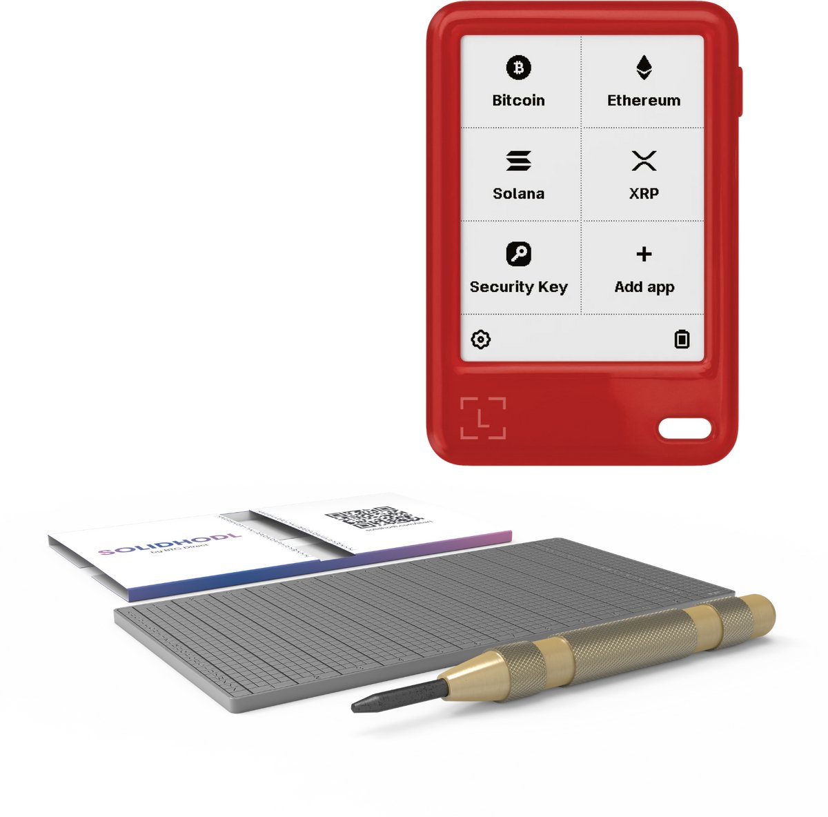 Ledger Nano Gen5 Cherry Red + SOLIDHODL
