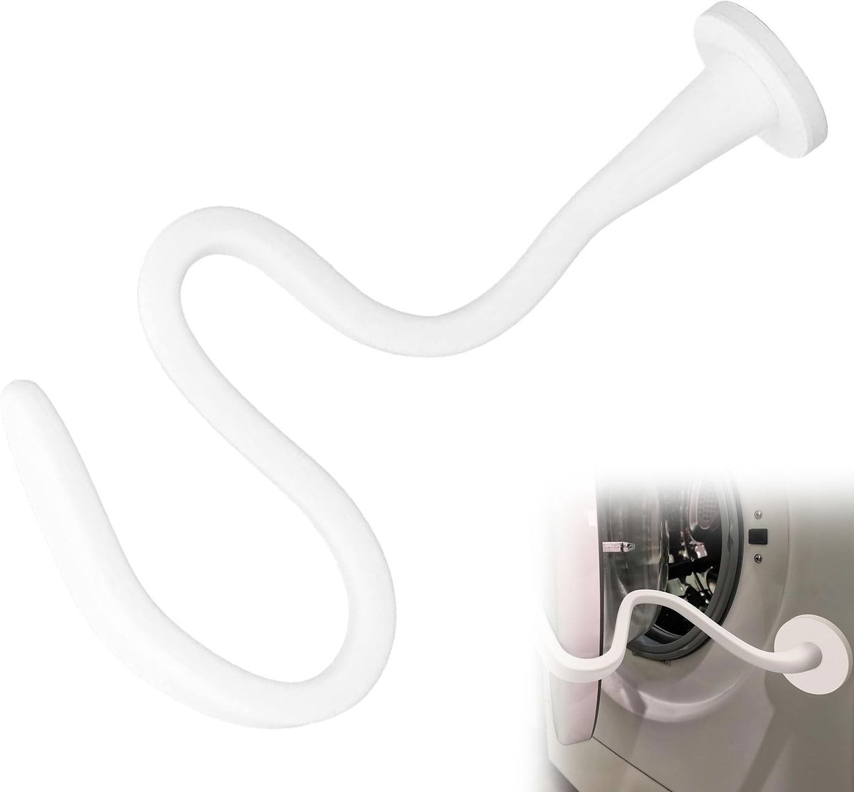 Cosensi - Magnetische Deurhouder - Effectieve Ventilatie - Wit - Anti-schimmel - Geschikt voor Voorladers - 43 cm