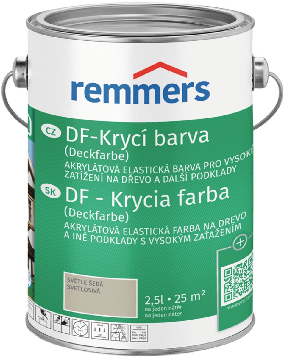 Remmers - DF Dekverf 100 ml, maïsgeel