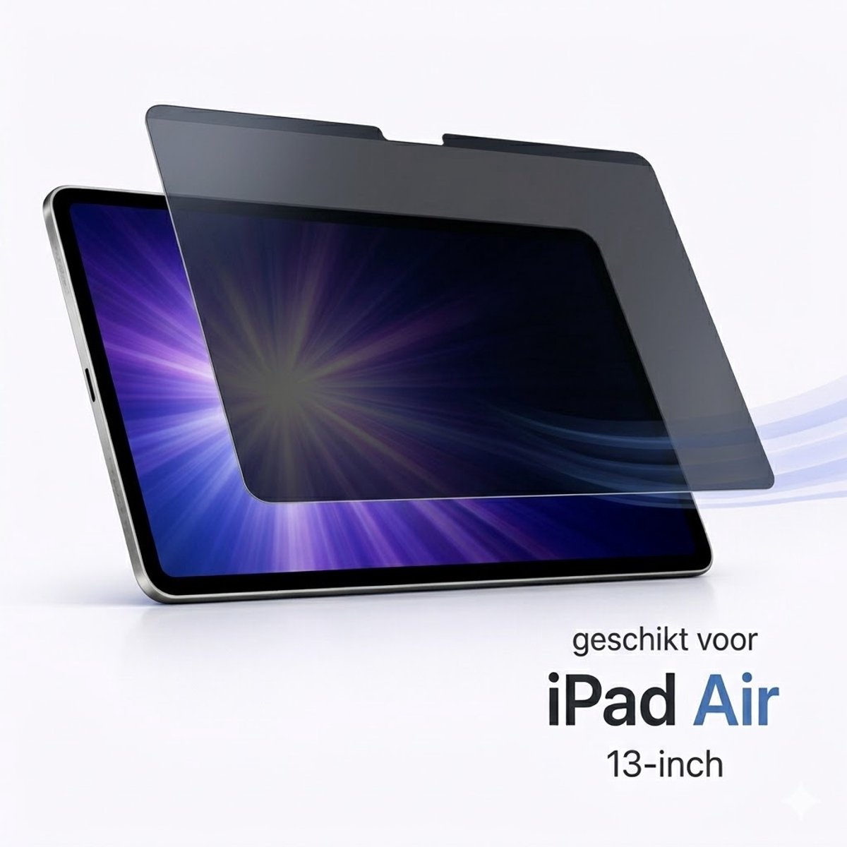 Brosendaal Privacy Screenprotector geschikt voor Apple iPad Air 13 inch – Magnetische Privacy Filter