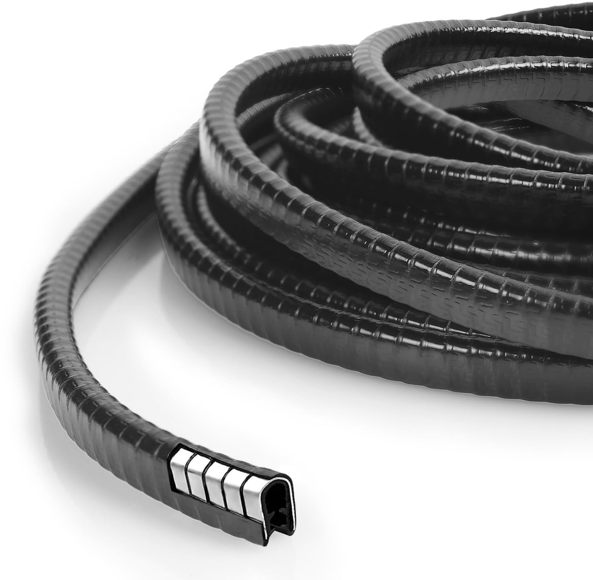 Brenzoos - Auto Deurrubber Bescherming - Anti-Collision Strip - Universeel - Zwart - U-Vorm - Eenvoudige Installatie - Geschikt voor Trucks en SUV's