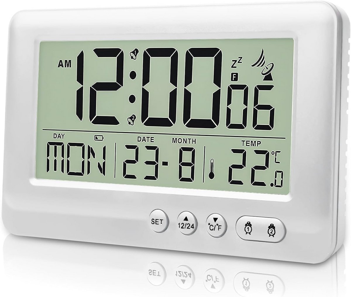 Wekkerradio met Alarm - Nachtwekker - Klokradio - Geluidsinstelling