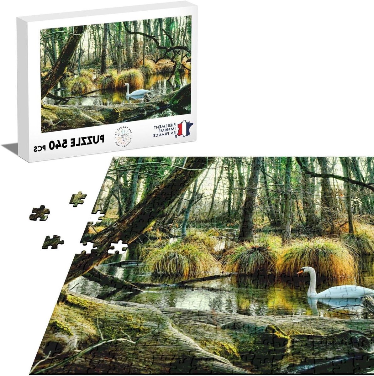 Klassieke Puzzel - Legpuzzel Stukjes - Ontspannen Tijdverdrijf - Gedrukt in Frankrijk - 52 x 375 cm - Natuur Wild Leven