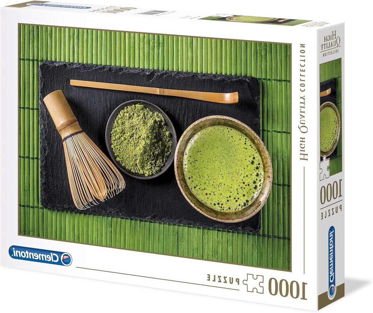 Matcha Thee Puzzel - Legpuzzel Thee - Ontspannend Puzzelen - Gedetailleerde Illustratie - 1000 stukjes - Kleurrijk