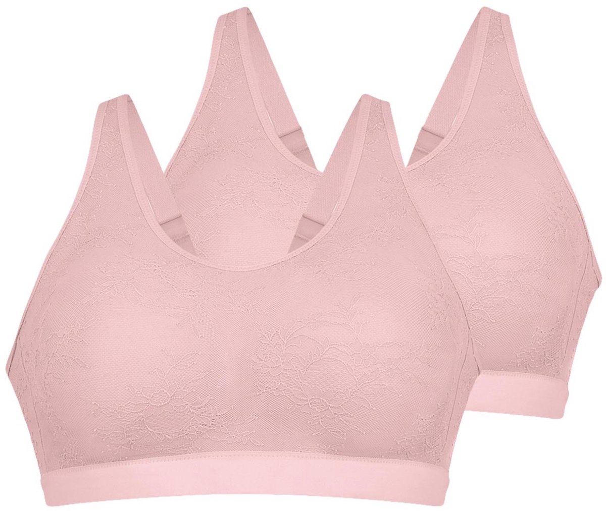 Anita bralette 2 pack Essential Lace Prothesen BH rosewood