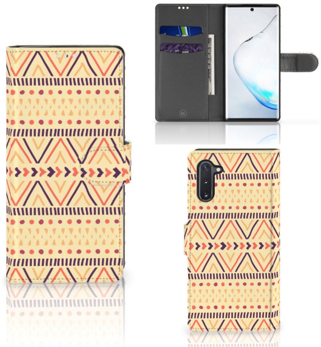 Samsung Galaxy Note 10 Telefoon Hoesje Aztec Yellow