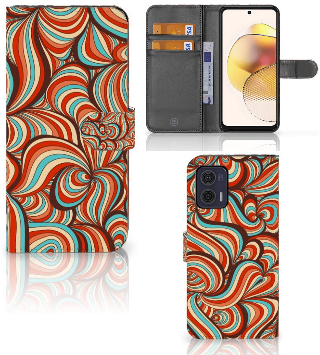 Motorola Moto G73 Hoesje Retro