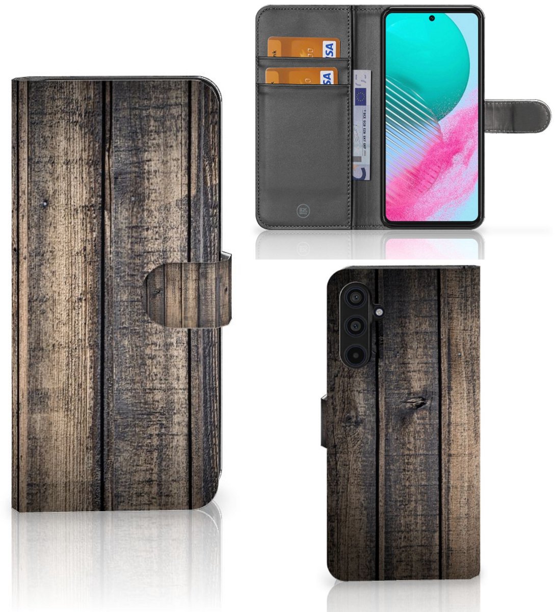 Samsung Galaxy M54 Book Style Case Steigerhout