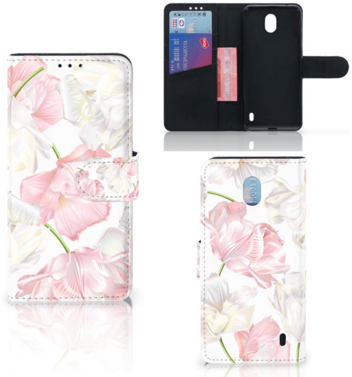Nokia 1 Plus Hoesje Lovely Flowers