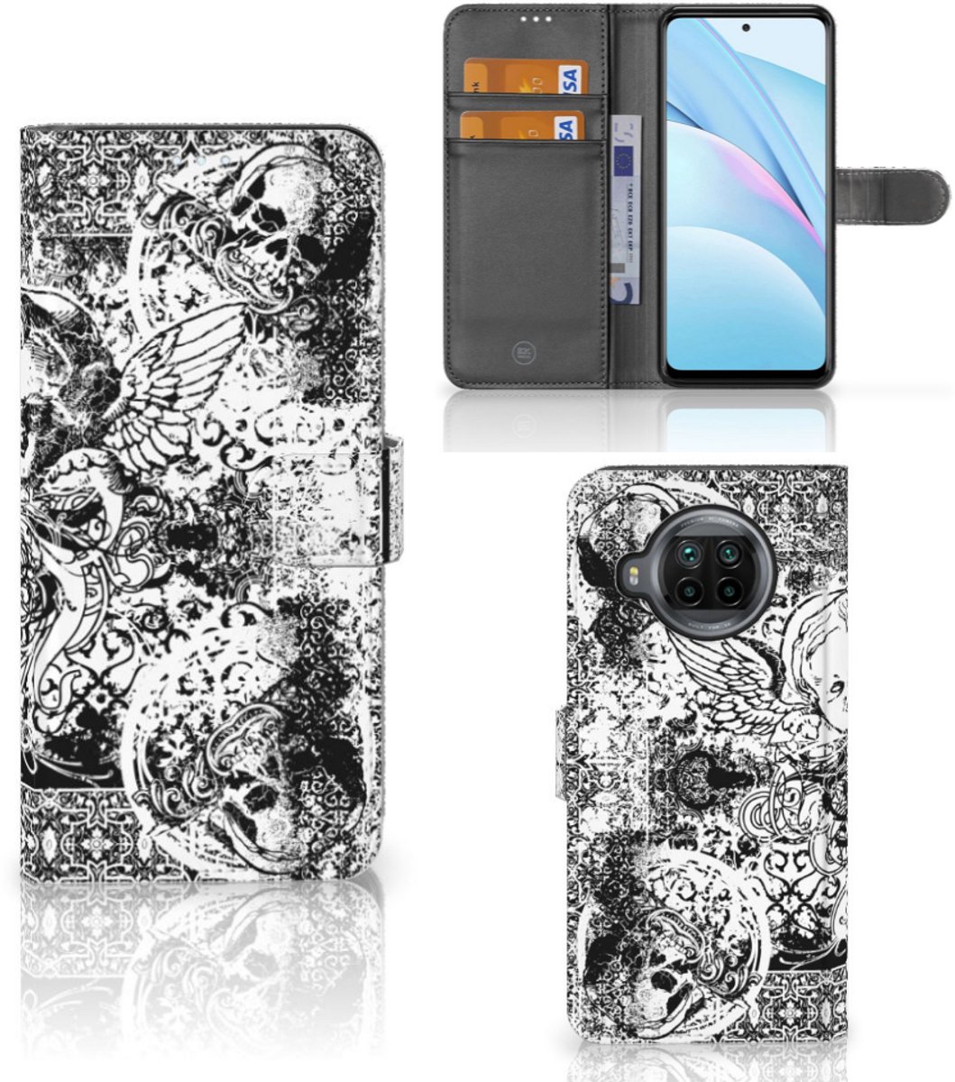 Telefoonhoesje met Naam Xiaomi Mi 10T Lite Skulls Angel