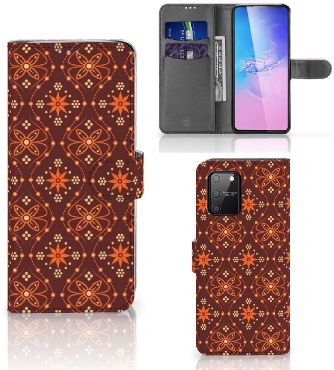 Samsung S10 Lite Telefoon Hoesje Batik Brown