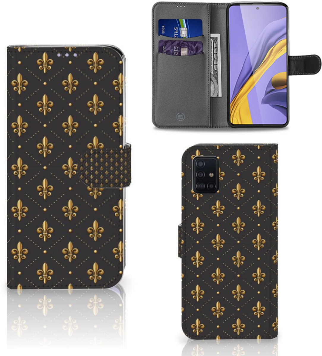 Samsung Galaxy A51 Telefoon Hoesje Franse Lelie