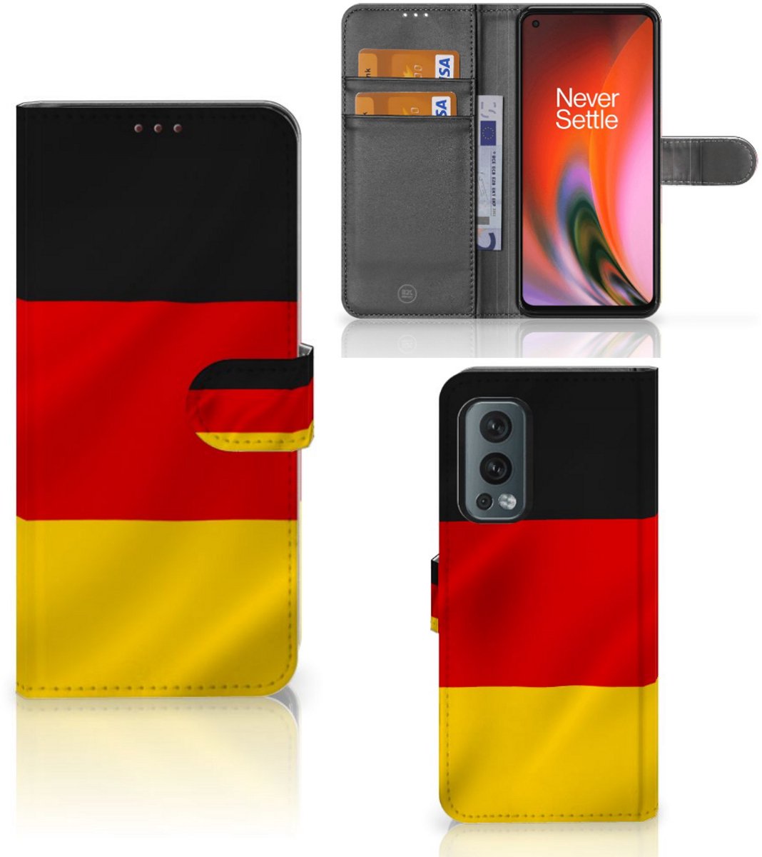OnePlus Nord 2 5G Bookstyle Case Duitsland