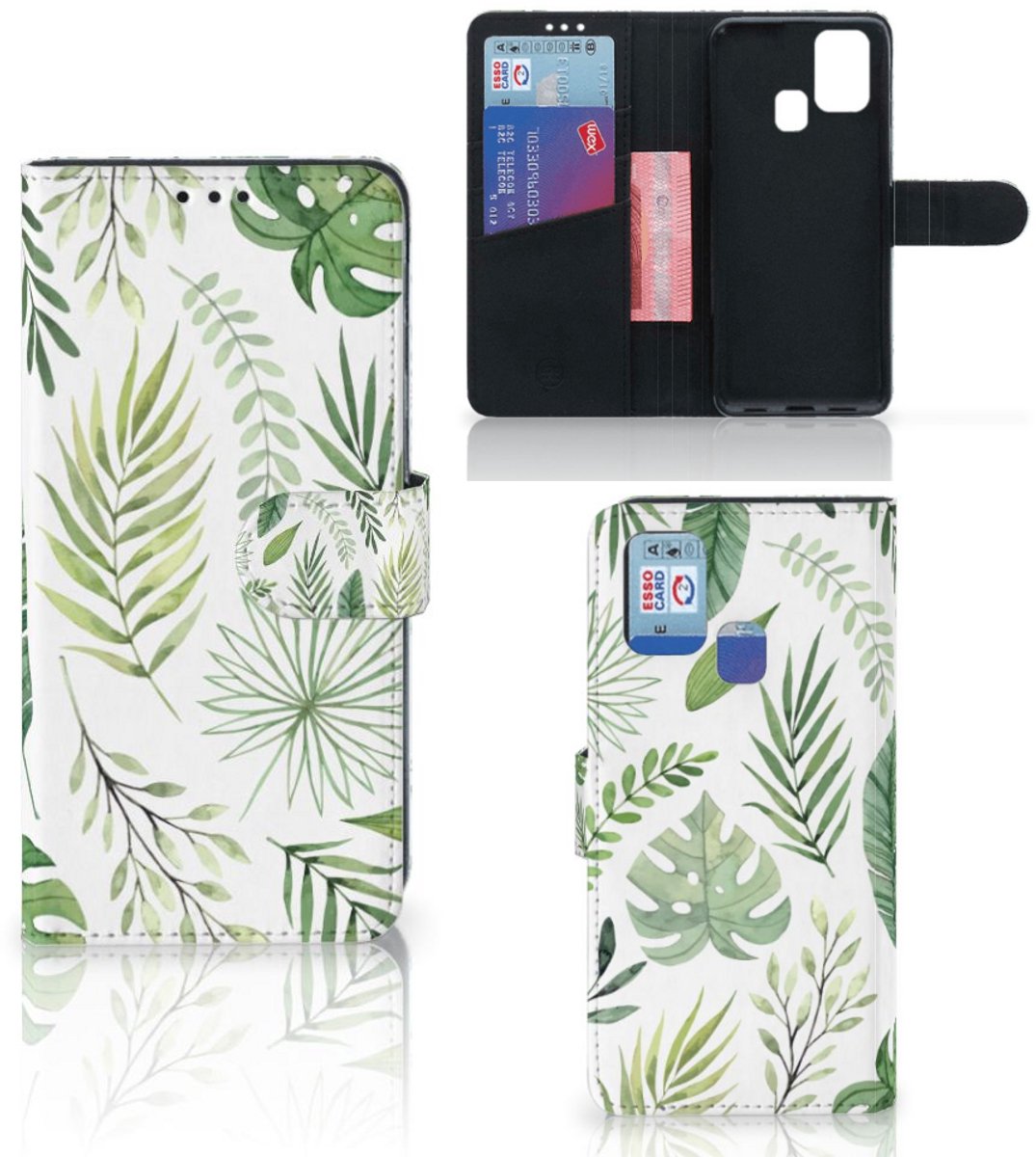 Samsung Galaxy M31 Hoesje Leaves