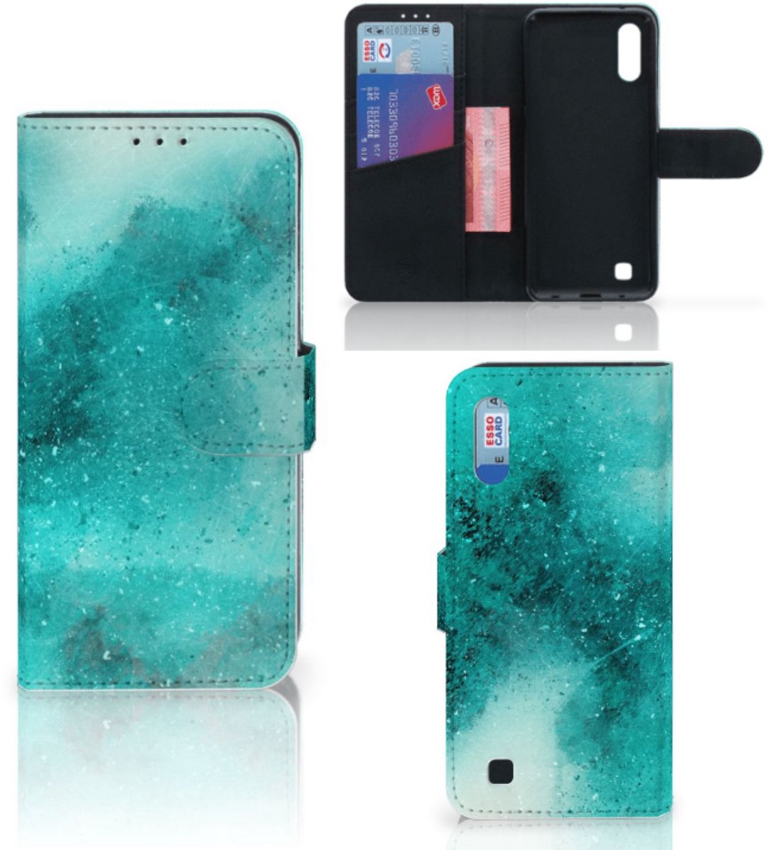 Hoesje Samsung Galaxy M10 Painting Blue