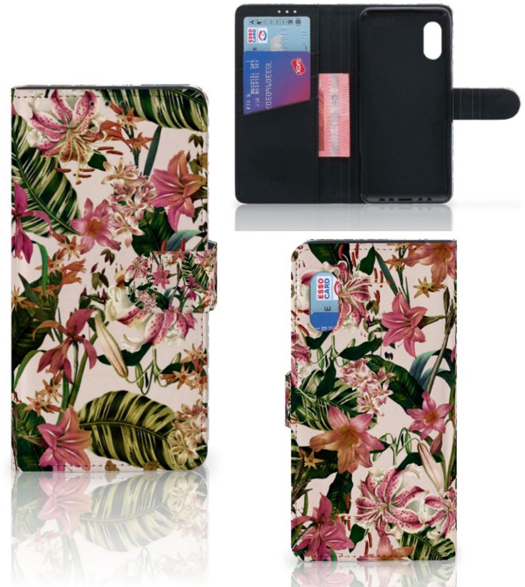 Samsung Xcover Pro Hoesje Flowers