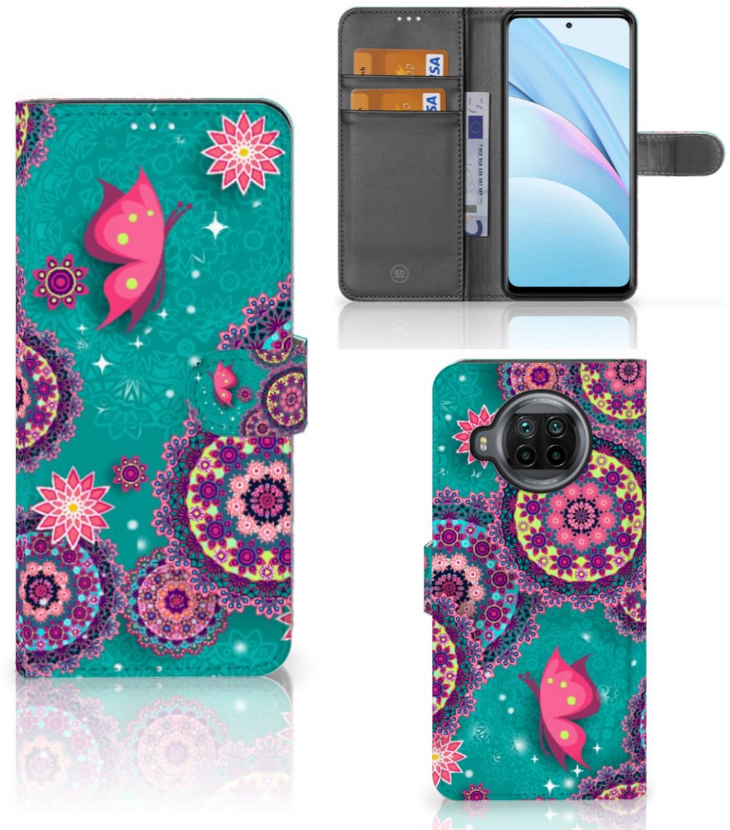 Xiaomi Mi 10T Lite Hoesje Cirkels en Vlinders