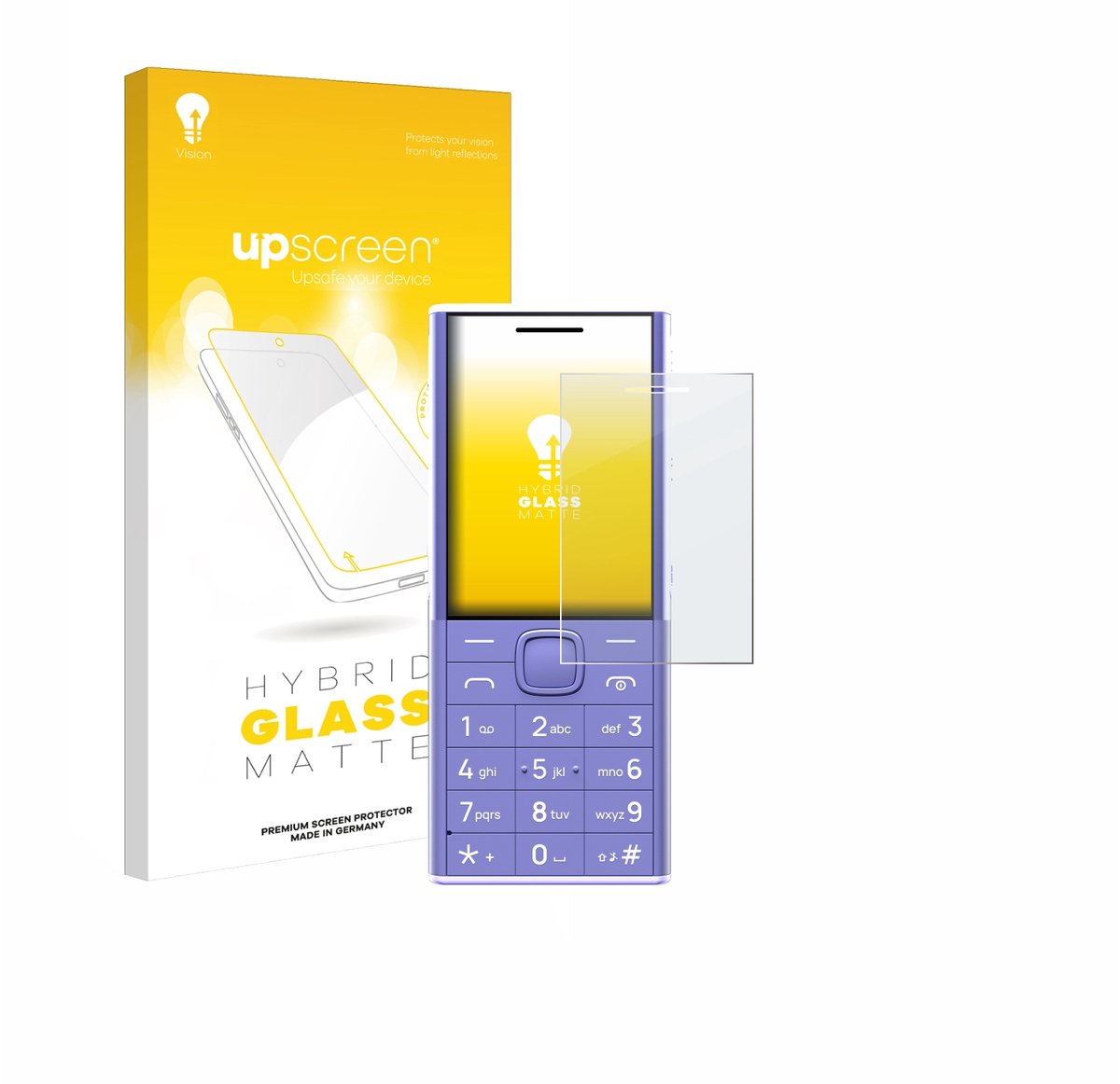 upscreen - Screenprotector voor Nokia 150 Music - Folie Beschermfolie Beschermglas matte