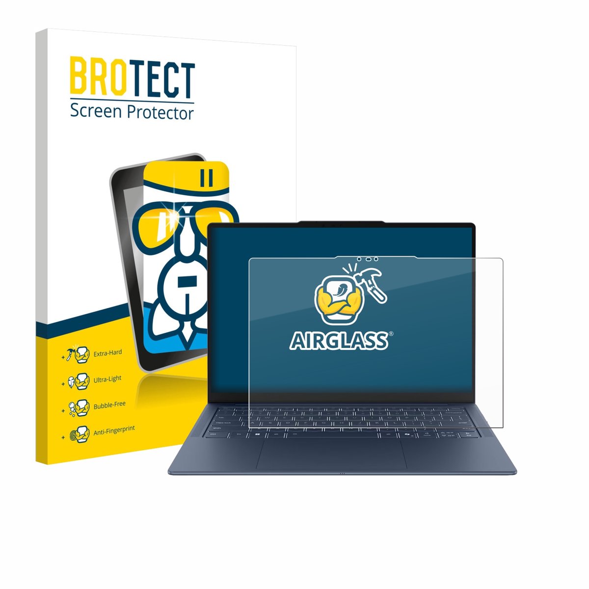 Screenprotector voor Lenovo Yoga Slim 7x Gen 11 14" Beschermglas transparant