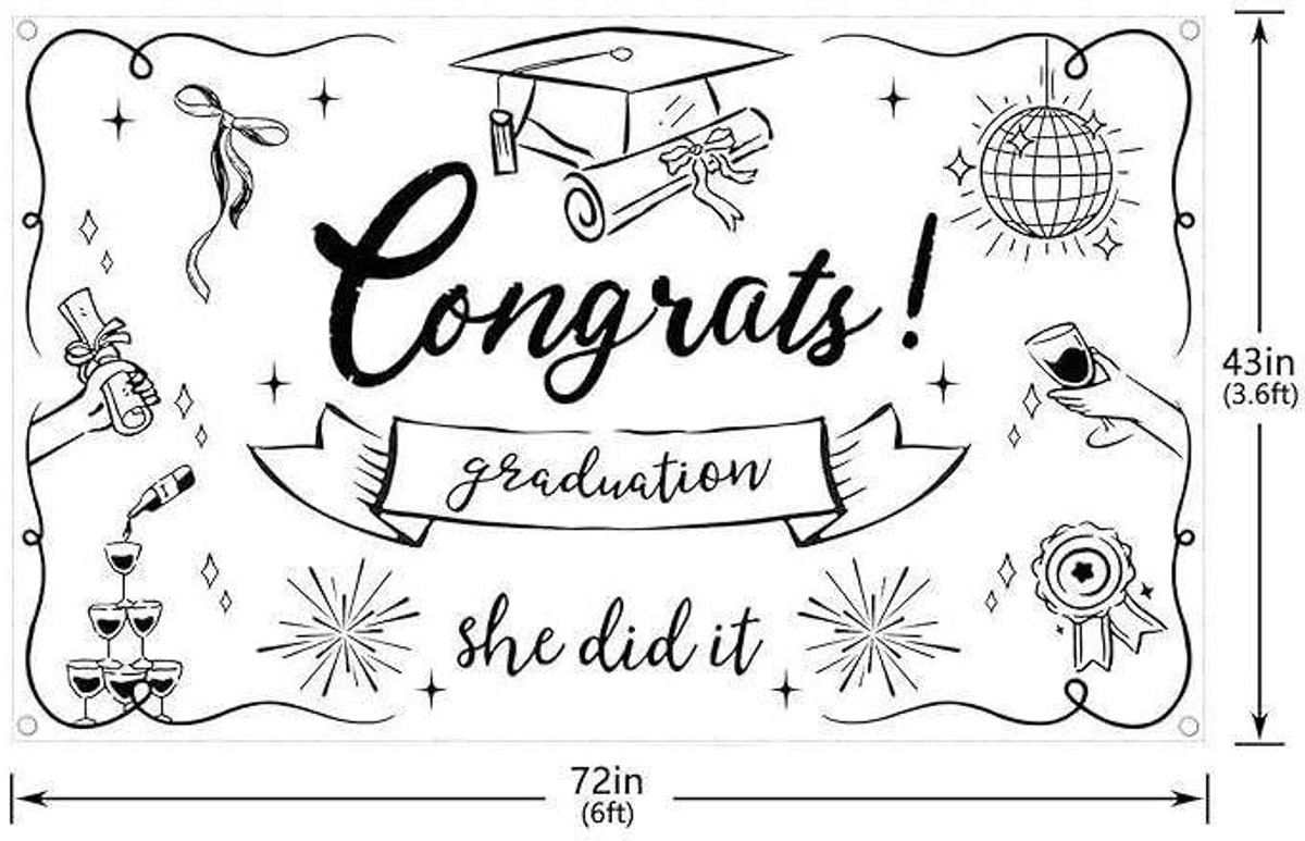 CE - Fotostudio Set - 182x110 cm - Decoratie Schoolafronding - Polyester