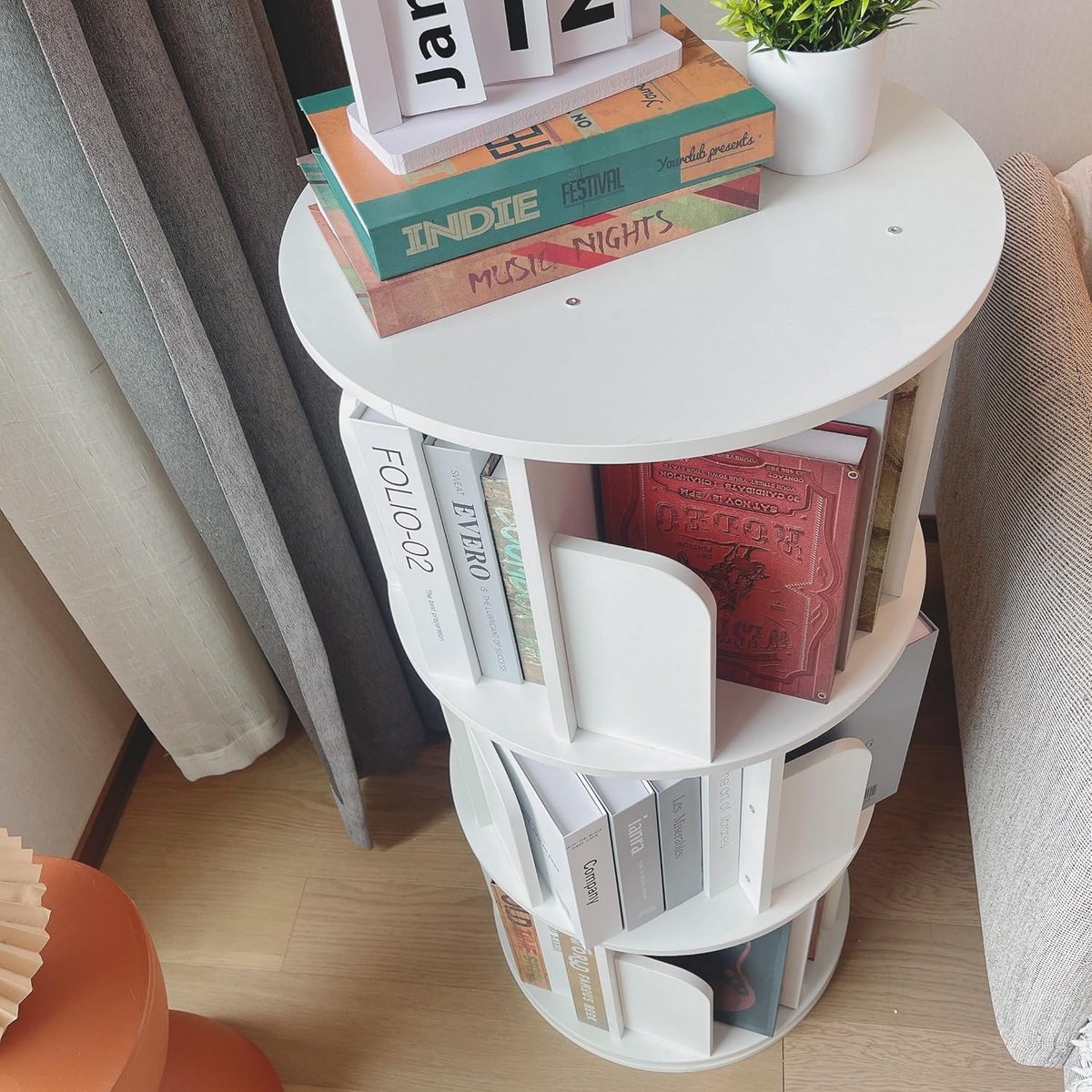 Luxe Boekenkast – Wit – 50x50x160 cm – Industrohome