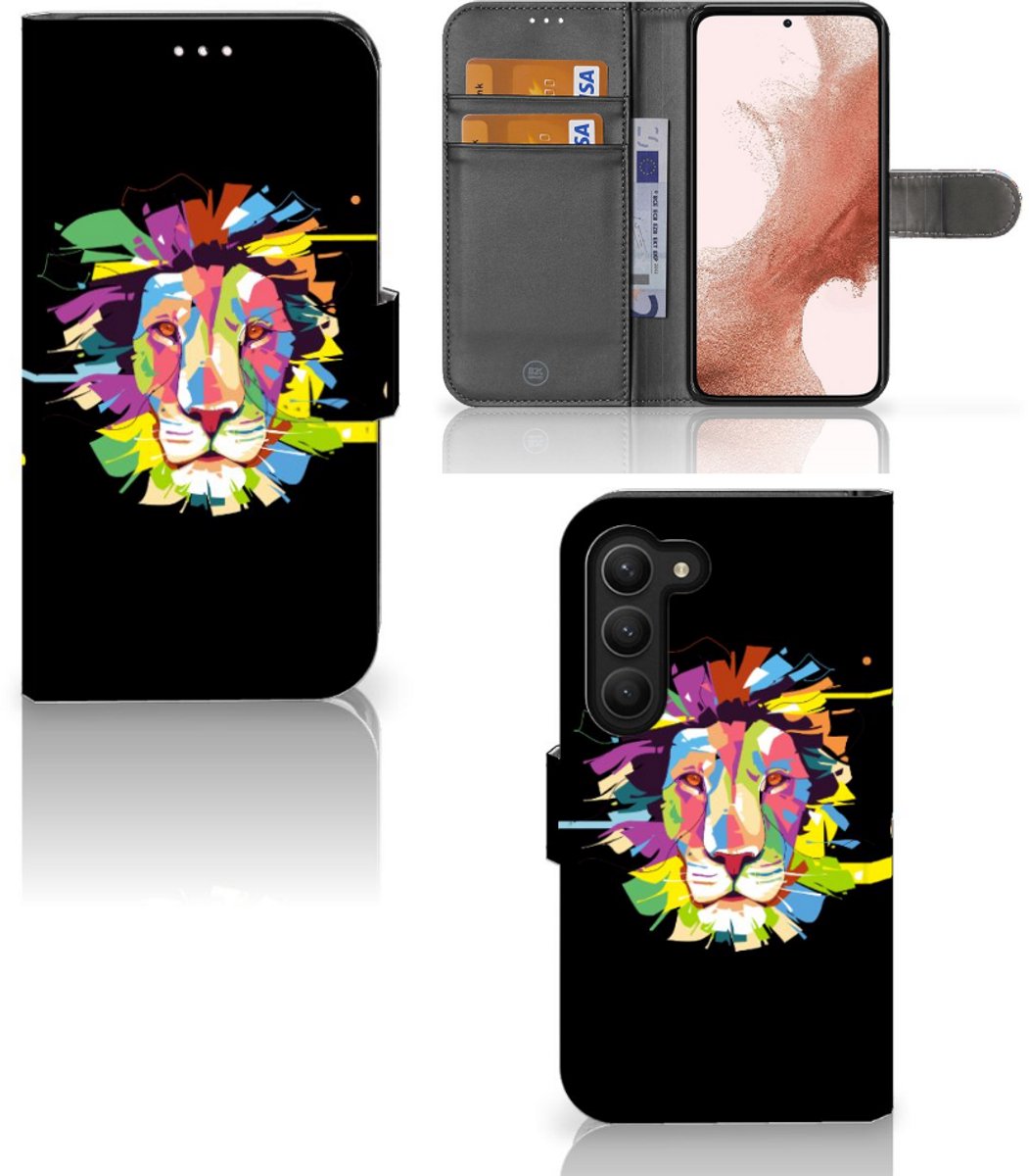 Samsung Galaxy S23 Leuk Hoesje Lion Color