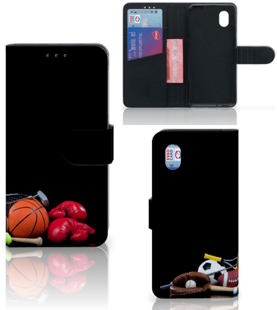 Alcatel 1B (2020) Wallet Case met Pasjes Sports
