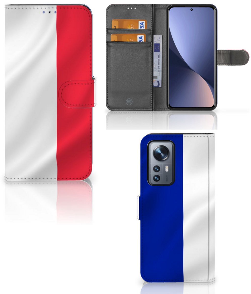 Xiaomi 12 Pro Bookstyle Case Frankrijk