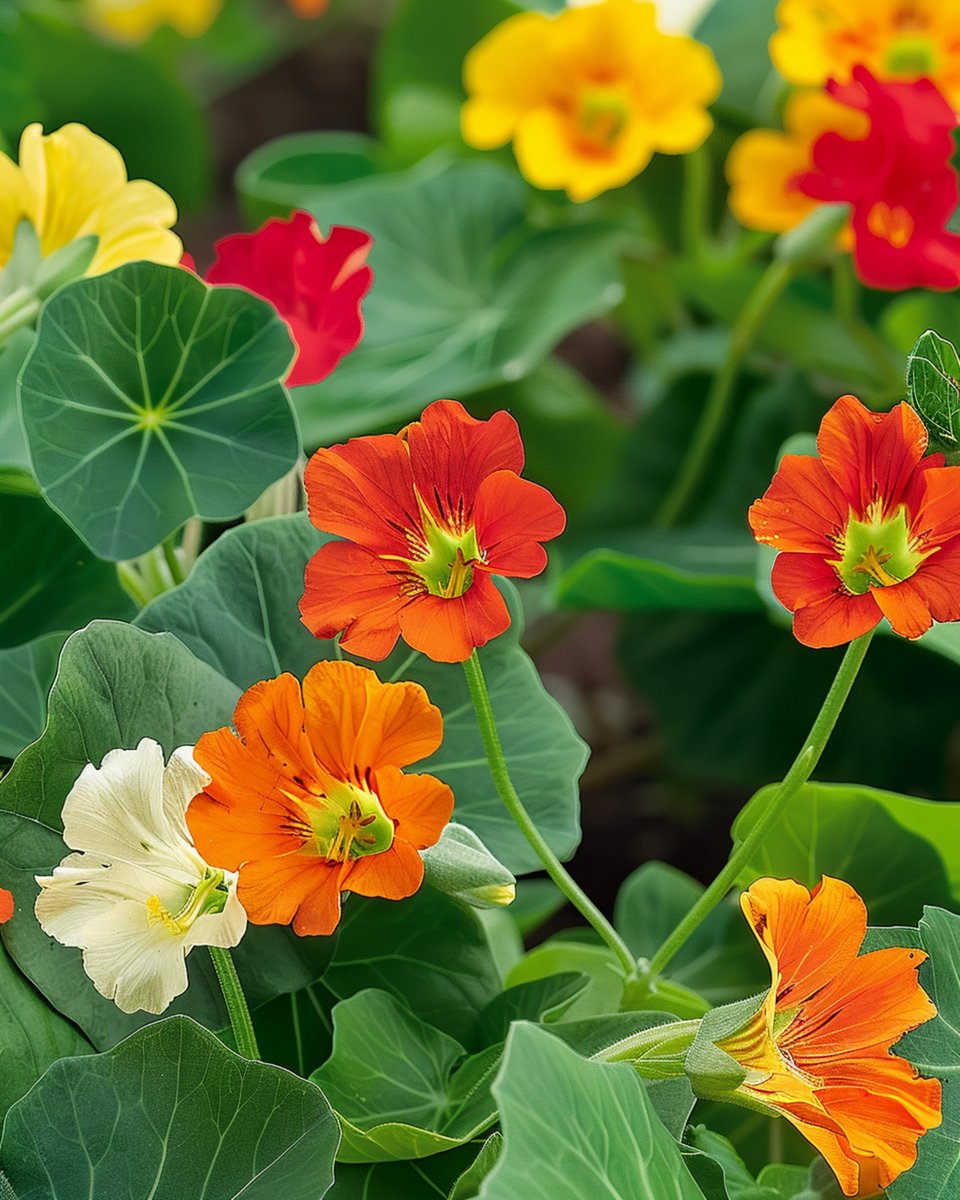 Oost-Indische Kers Zaden Tom Thumb Gemengd Tropaeolum Majus Eenjarig