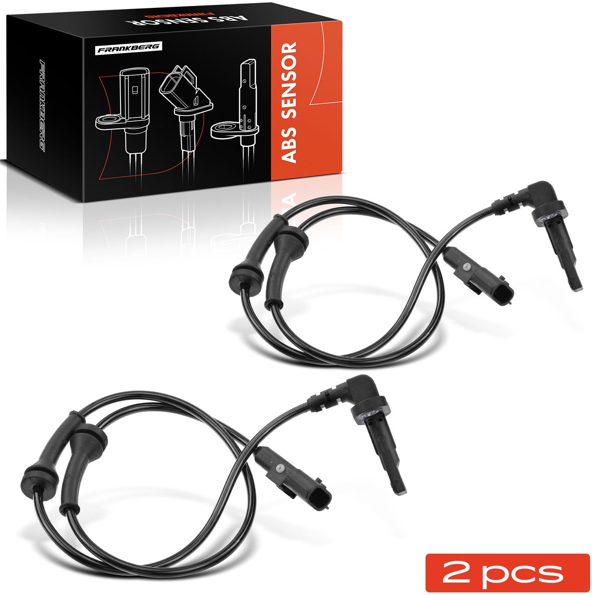 Frankberg 2x ABS Sensor Achteras voor Opel