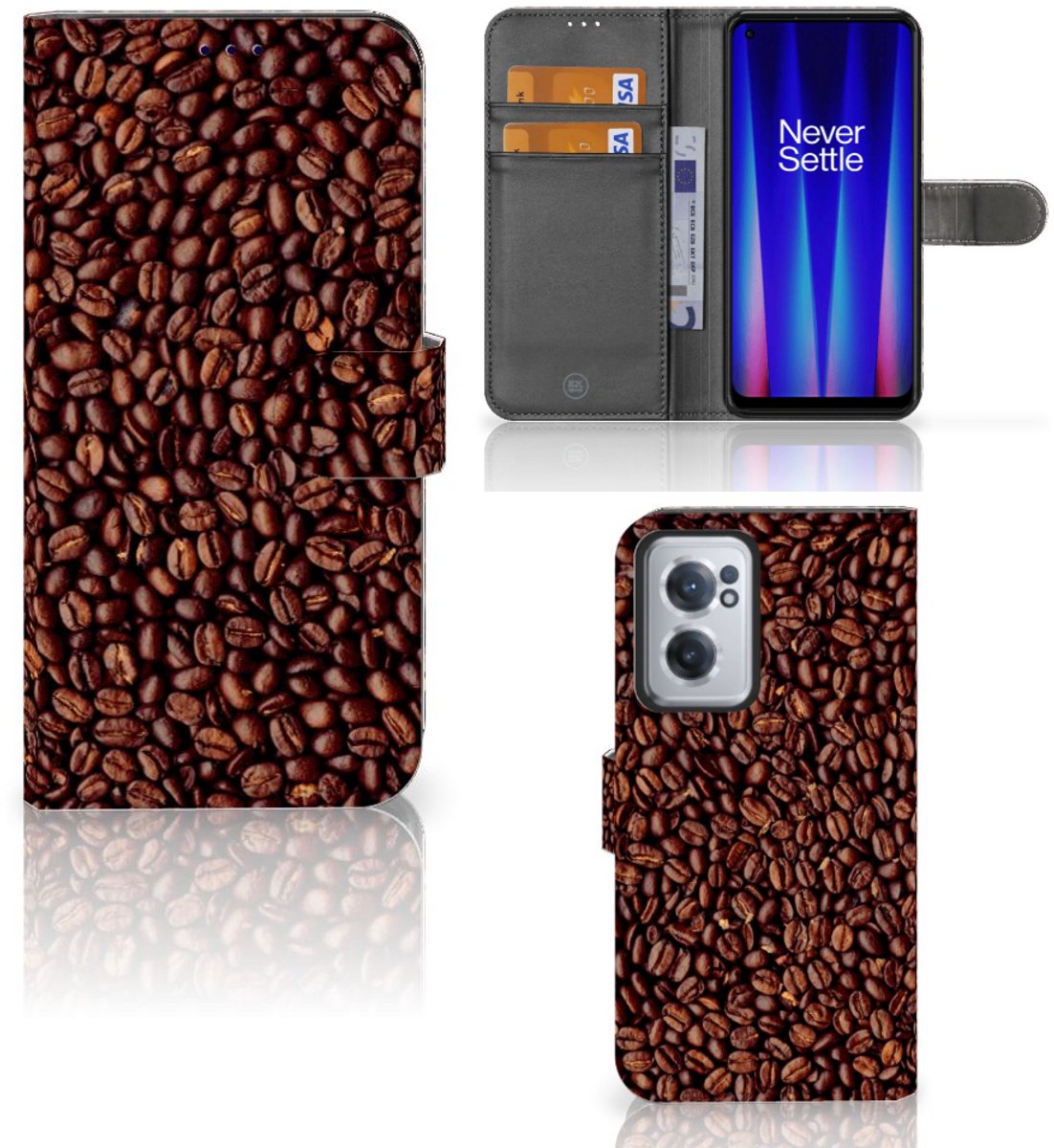 OnePlus Nord CE 2 Book Cover Koffiebonen