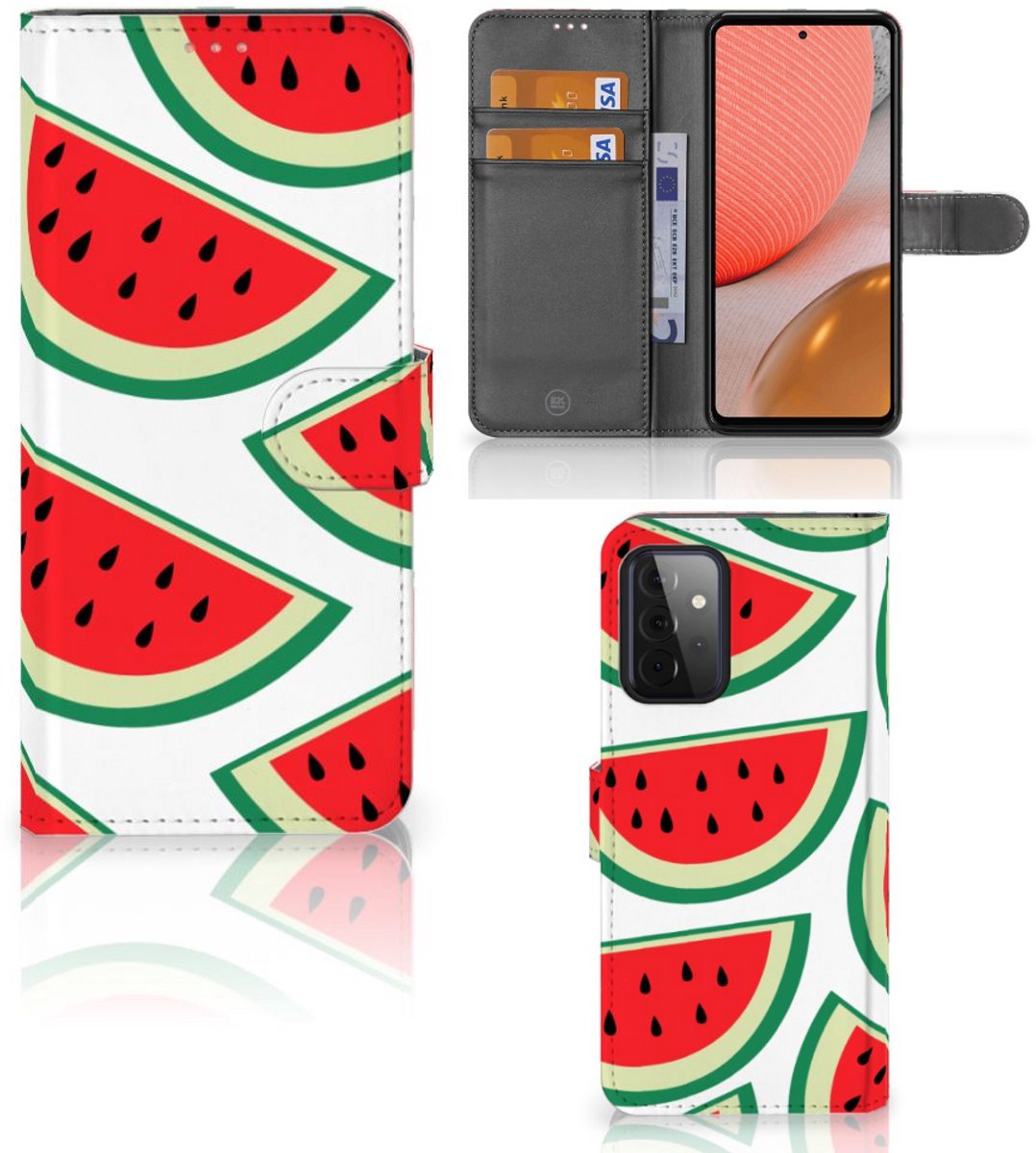 Samsung Galaxy A72 Book Cover Watermelons