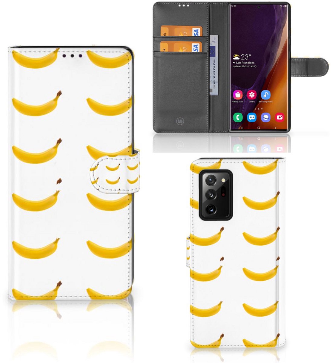 Samsung Galaxy Note20 Ultra Book Cover Banana