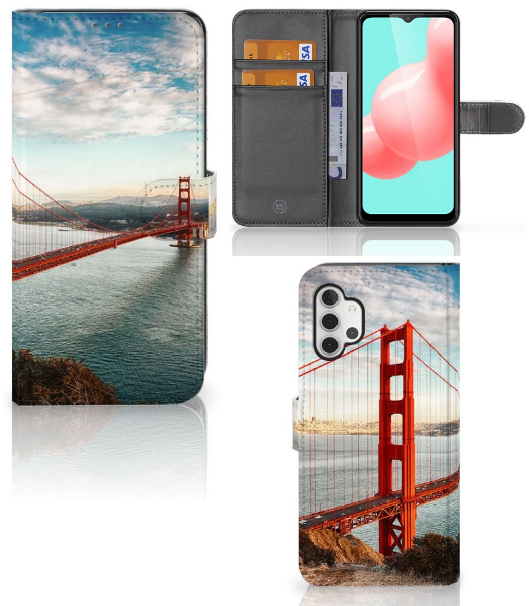 Samsung Galaxy A32 5G Flip Cover Golden Gate Bridge