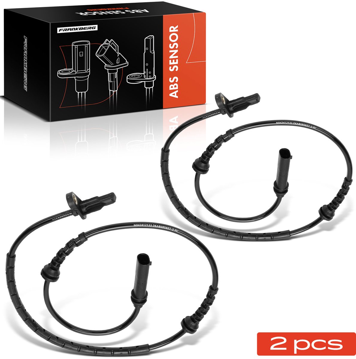 Frankberg 2x ABS Sensor Vooras Links Rechts voor BMW