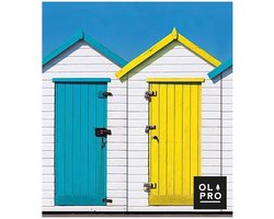 OLPRO Outdoor Leisure Products Strandhutten Staal 4-polig Compact Windbreak 4,8 m Blauw