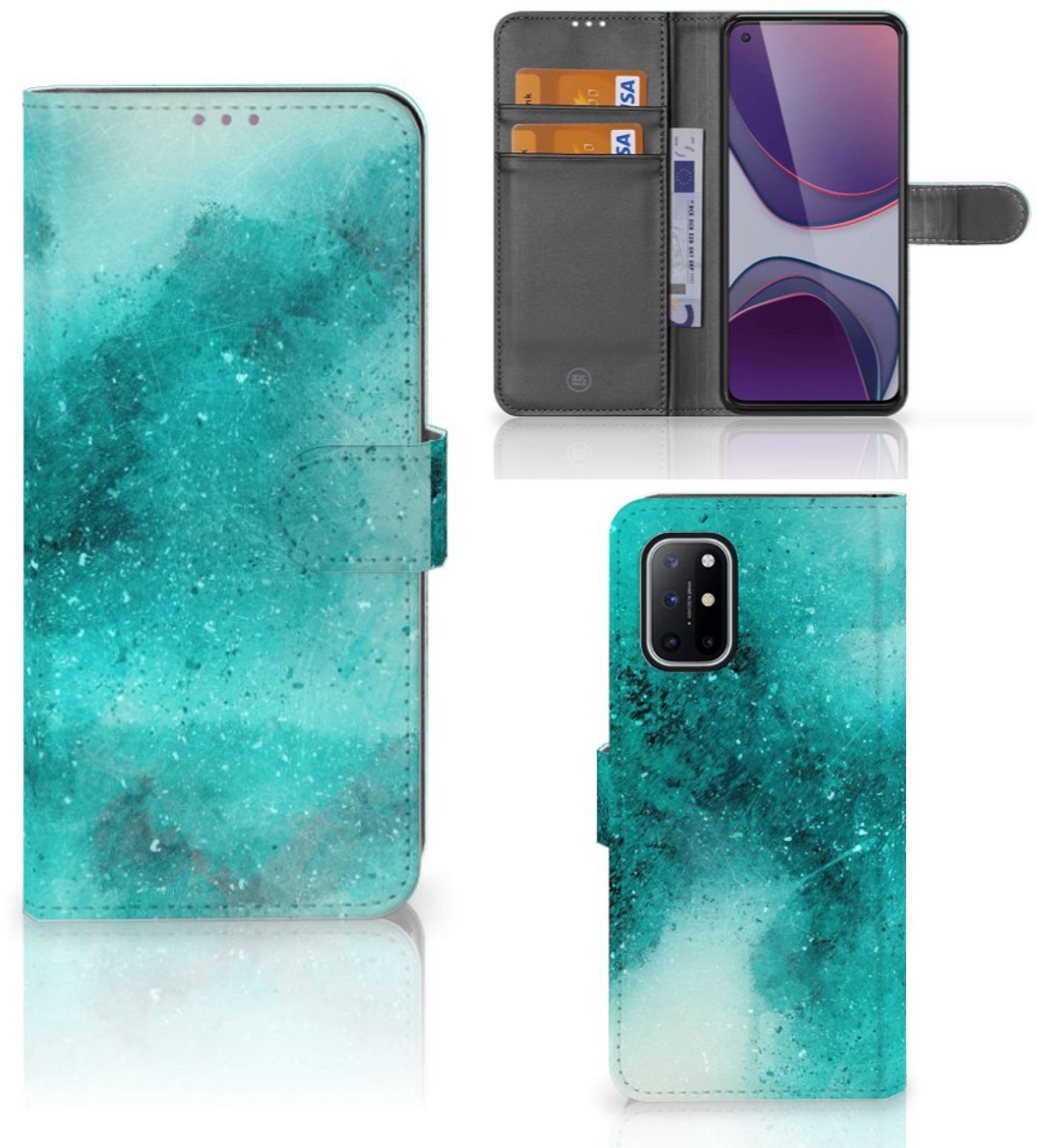 Hoesje OnePlus 8T Painting Blue