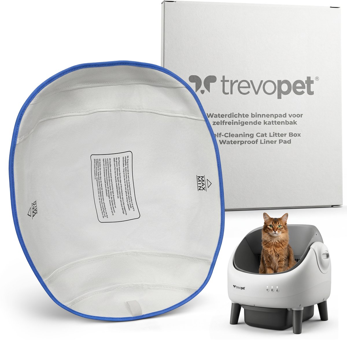 TrevoPet Kattenbakmat - Waterdicht & Krasbestendig