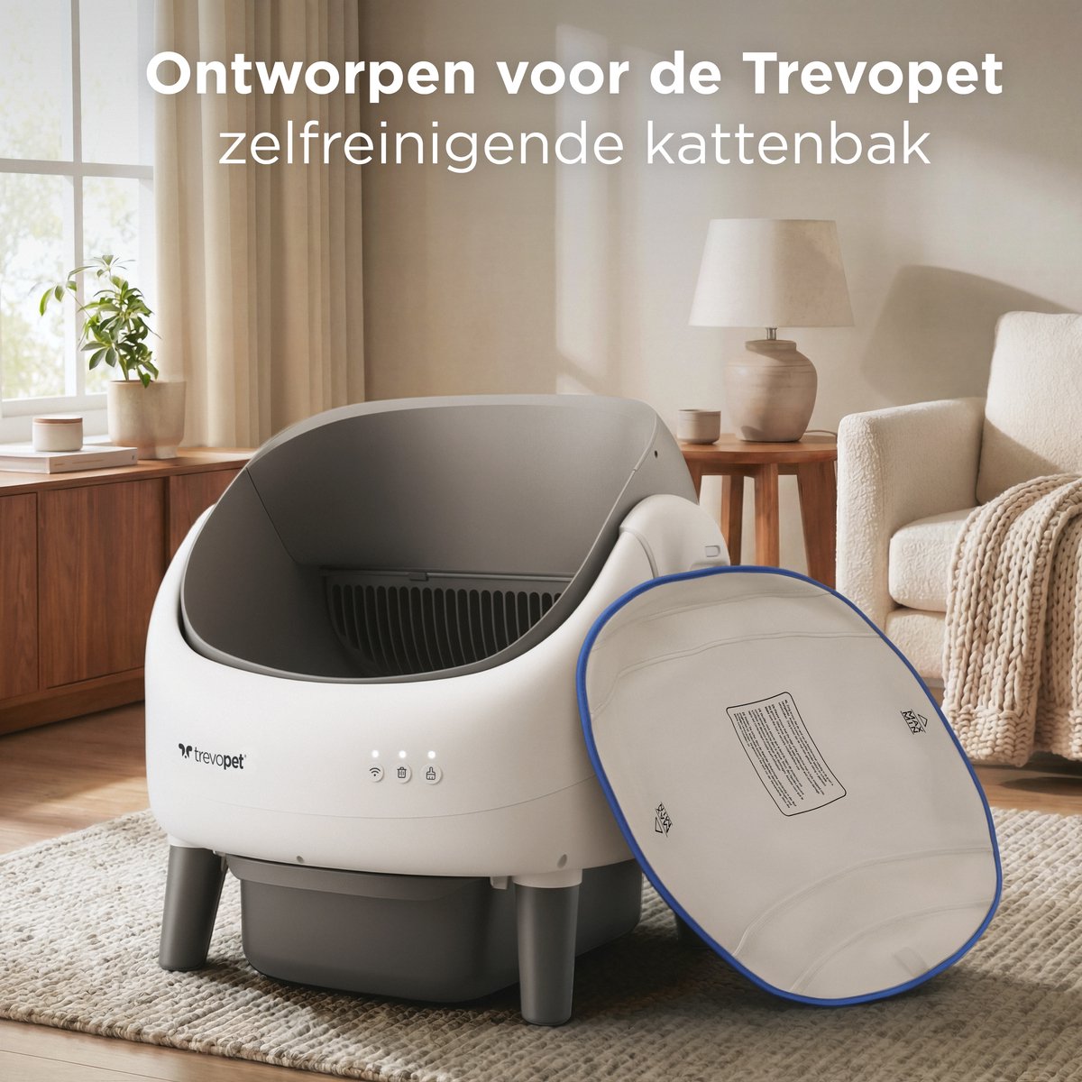 TrevoPet Kattenbakmat - Waterdicht & Krasbestendig thumbnail 3