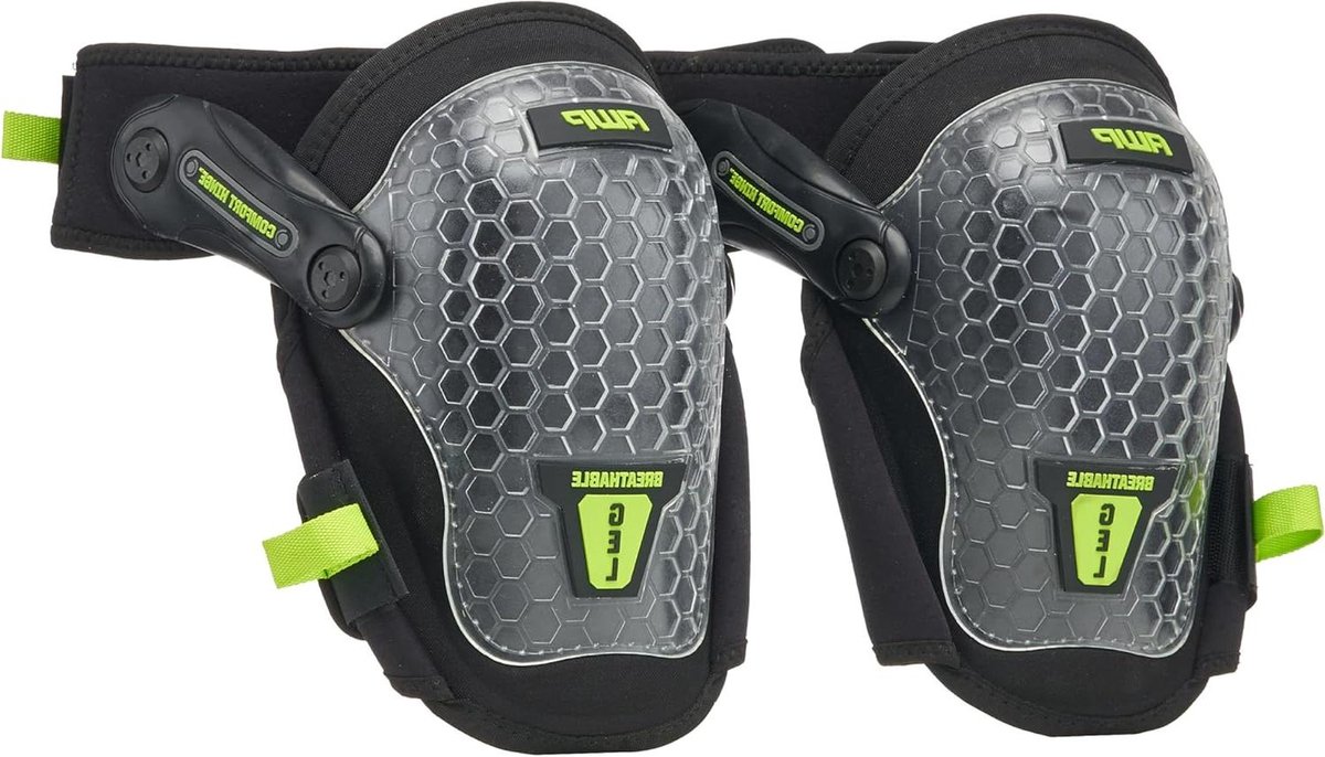 Kniebeschermers met Gel - Kneeling Pads - Klus Klussen - Scharnierend Comfort Ontwerp - 1 Paar - Zwart