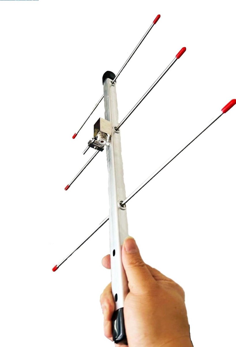 Yagi Antenne - Radio Antenne - Signaal Ontvangst - Hoge Versterking - 45 cm - Zilver