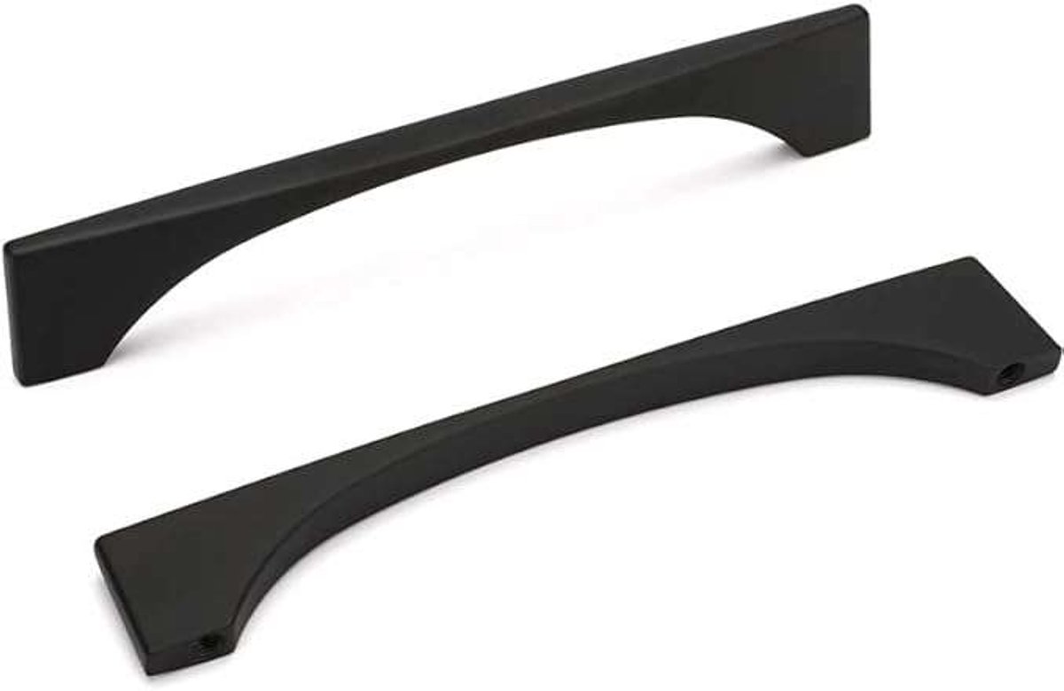 CE - Meubelgreep - Staal - 160 mm - Zwart - Set van 6