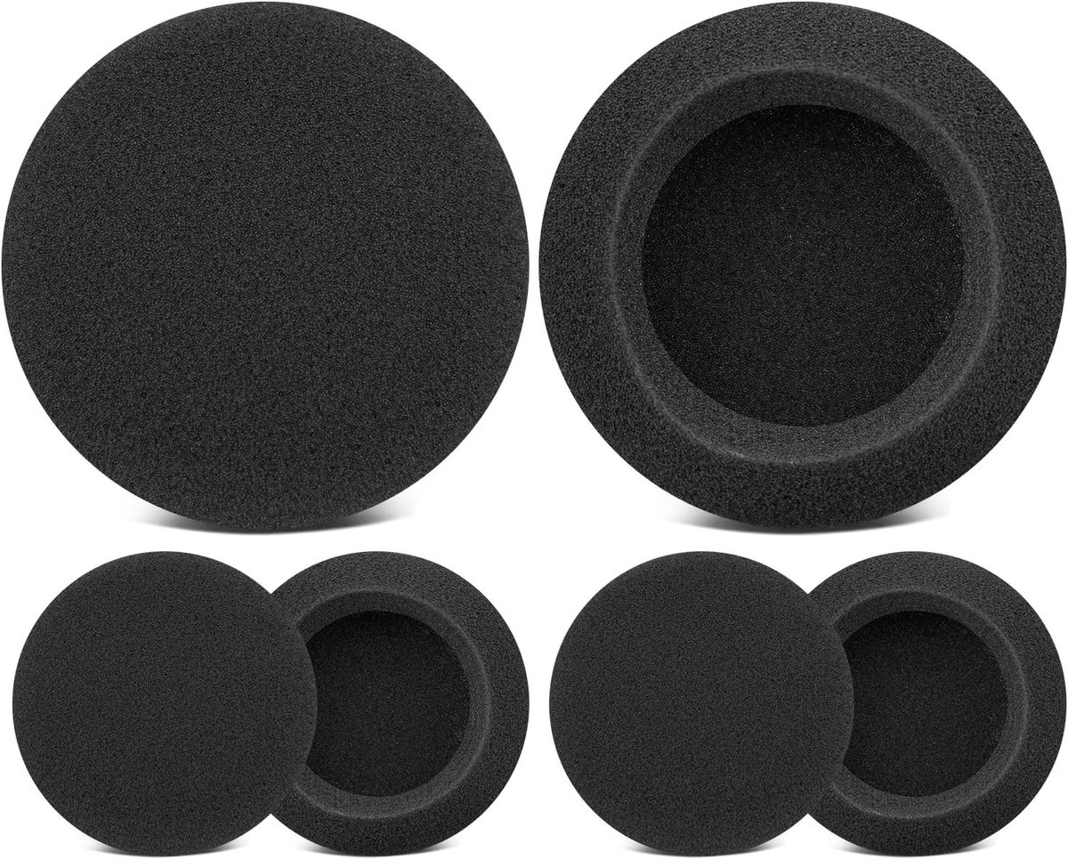 Set van 6 Vervangende Oorkussens voor Logitech H340 Headsets, Zacht en Duurzaam Hoogwaardig Schuim voor Comfortabel Luisteren
