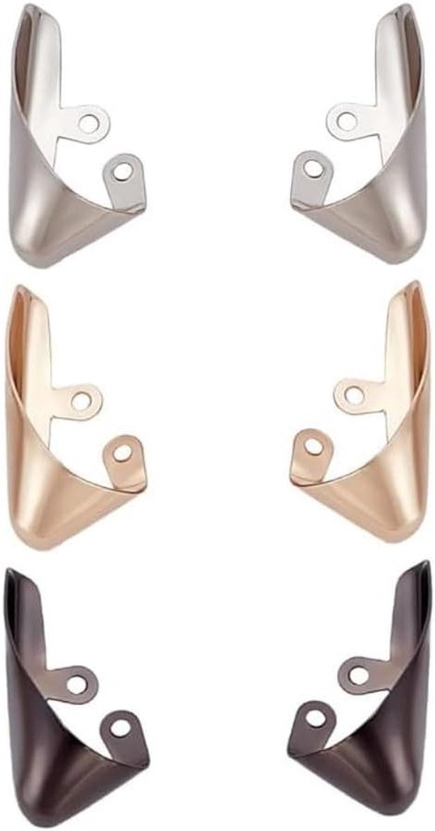 Metal Schoen Beschermers - Teenkapjes Schoen - Schoenen Repareren - Duurzaam Metaal - 3 Paar - Zilver